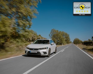 El nuevo Honda Civic e:HEV recibe la calificación de cinco estrellas de  Euro NCAP