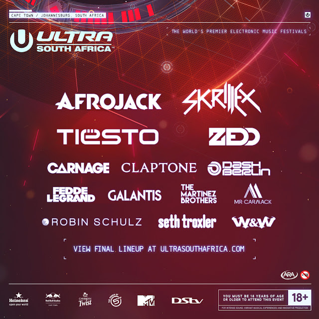 ultra south africa 2016 line up