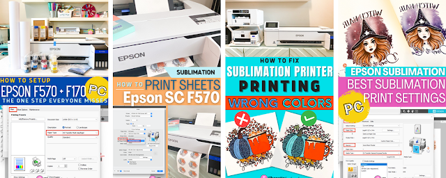 Epson Sublimation, Epson F570, Epson F170, epson sublimation printer, silhouette and sublimation,