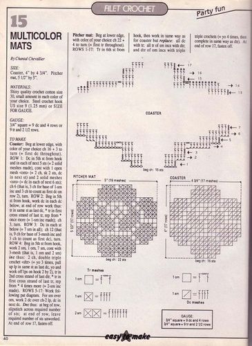 diagramme gratuit au crochet 