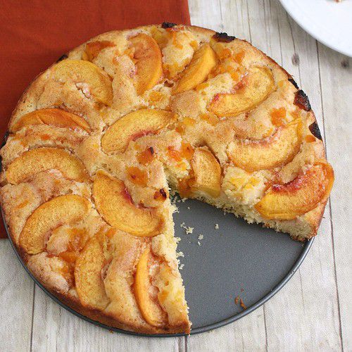 Rustic Peach Cake Recipe