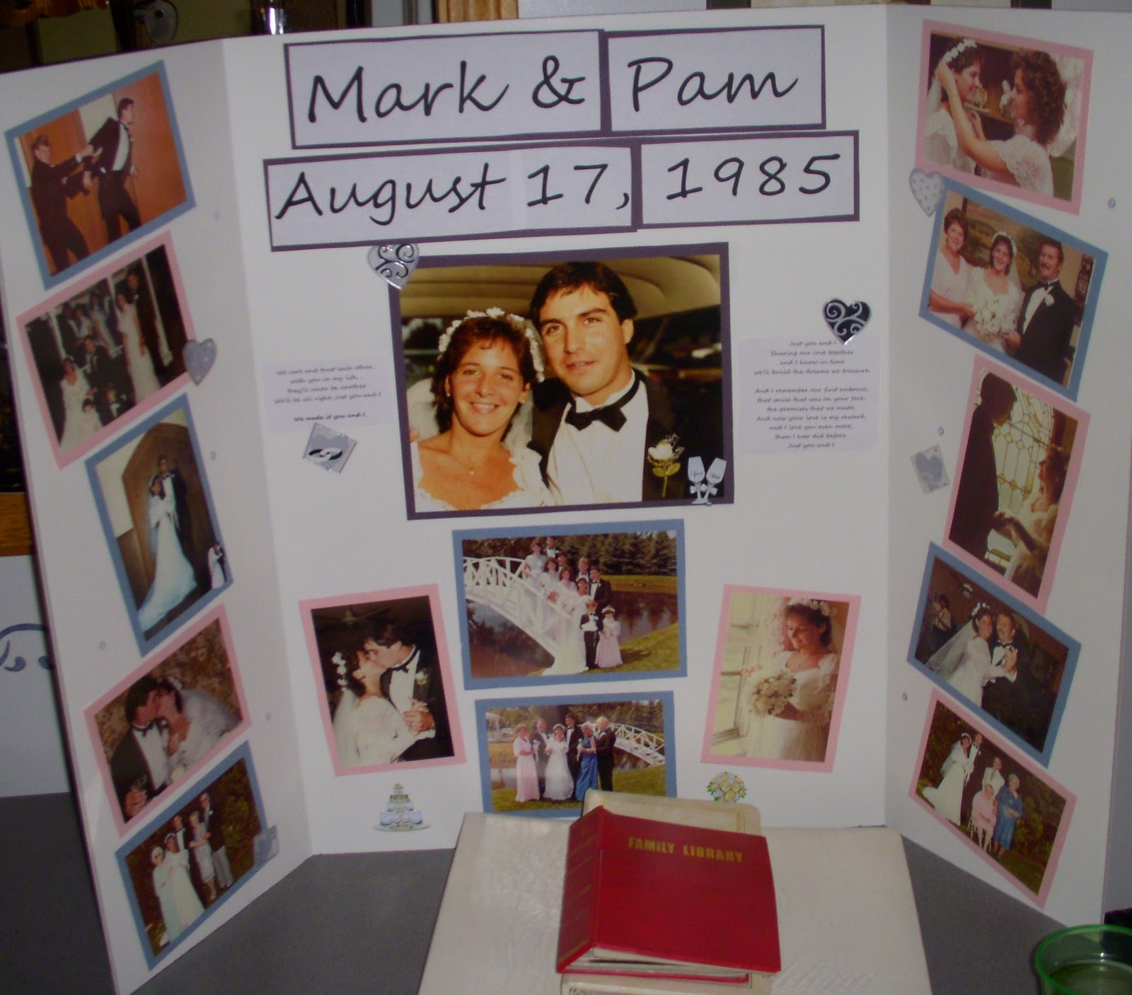 50 s style wedding tabledecor