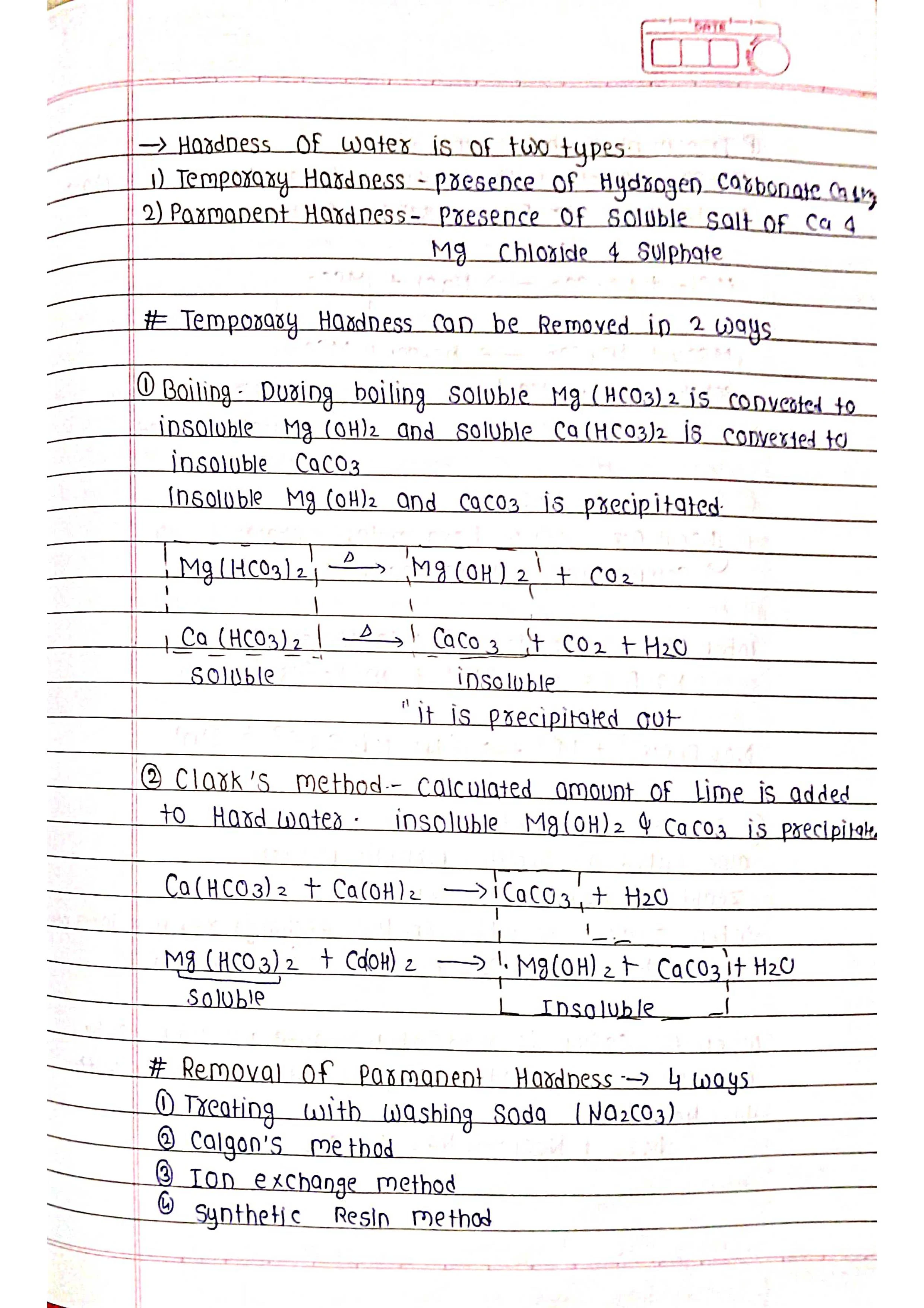 Hydrogen - Chemistry Short Notes 📚