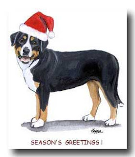 dog christmas cards