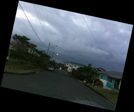 Outside of my uncles house