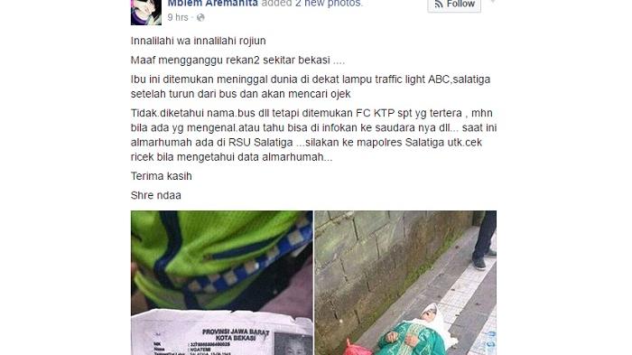 Innalillahi, Pemudik Ini Meninggal Di Sekitar Lampu Merah 