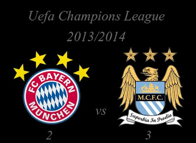 Bayern Munchen vs Manchester City Result December 2013