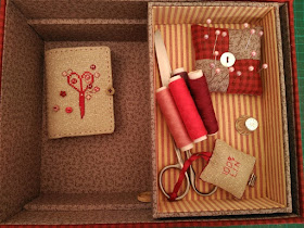 caja, boite, box, cartonnage, bordado, embroidery, broderie, punto cruz, cross stitch, point croix