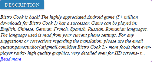 Bistro Cook 2 game review