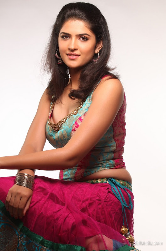 Deeksha Sethsexy Telugu actressVedam fameexclusive sexy cleavage showbusty boobs visiblehottest exposure glamour images