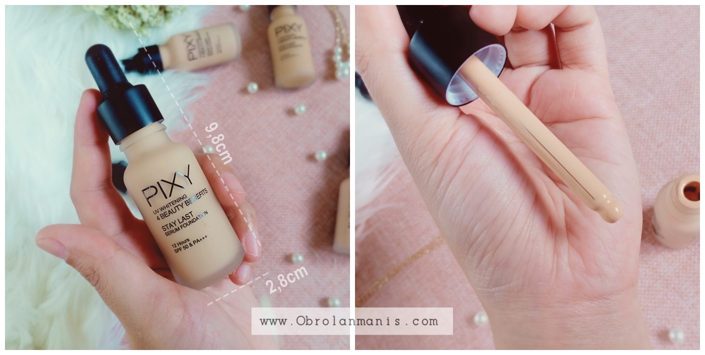 Kemasan PIXY UV Whitening Stay Last Serum Foundation