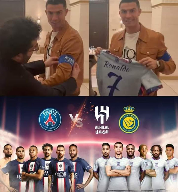 Al-Hilal Stars and Al-Nasr team VS Psg