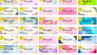 Template Gantungan Kunci Ganci Akrilik Insert Paper Photo Ukuran Ganci 6x3cm