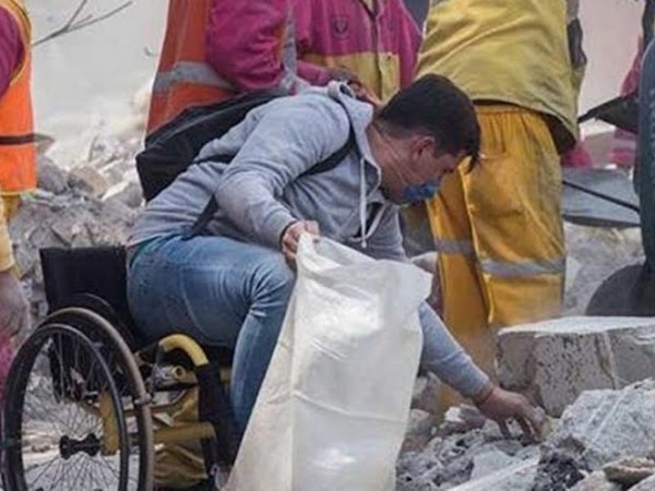  Él es Edy, el héroe en silla de ruedas que impactó al país (VIDEO)