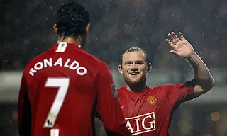 Cristiano Ronaldo and Wayne Rooney