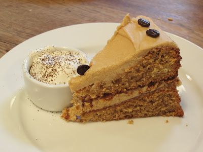 J and A cafe Clerkenwell coffee cake