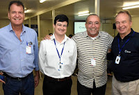 Prefeito da Barra dos Coqueiros visita construção da usina Termoelétrica 