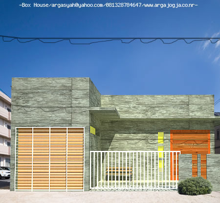 Desain Rumah Kotak Kecil Ekonomis Minimalis