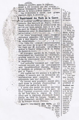 Le Courrier de Saône-et-Loire 21 mars 1921 (AD71)