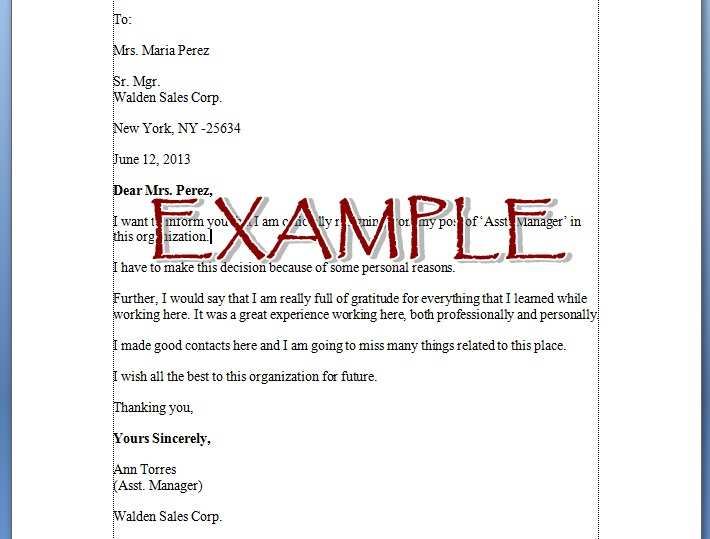 Contoh Surat Resign By Email  Contoh Surat