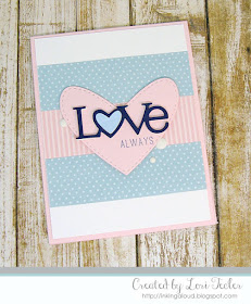 Love Always card-designed by Lori Tecler/Inking Aloud-stamps from Papertrey Ink