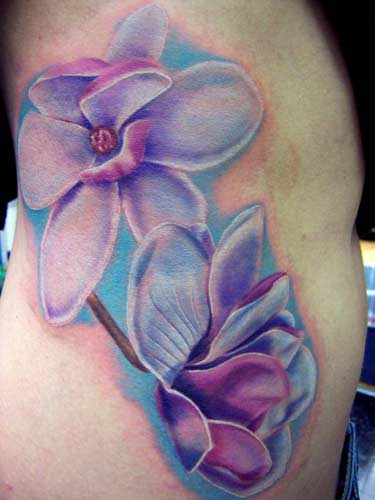 Flower tattoos design for feminine
