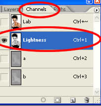 Chose lighteness Layer