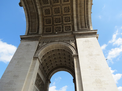 Arc De Triomphe, Paris, France www.thebrighterwriter.blogspot.com