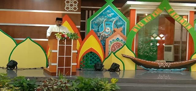 Bupati Aunur Rafiq  Membuka MTQ ke XIV Tingkat Kabupaten Karimun