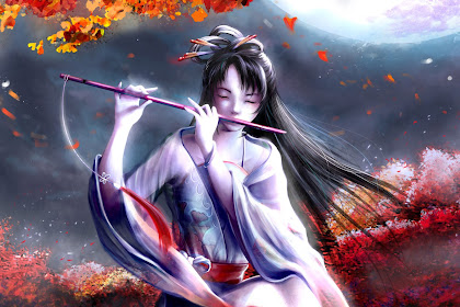 Beautiful Japanese Anime Girl Wallpaper