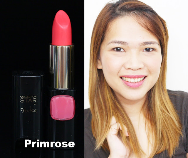 a photo of L'Oreal Color Riche Collection Star Velvet Pinks in Primrose