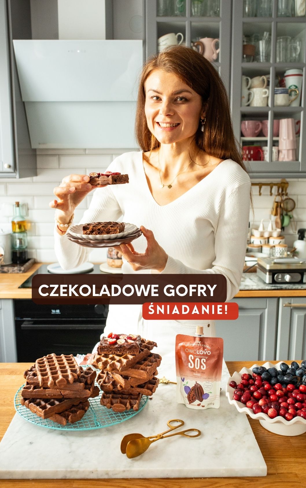 Czekoladowe gofry. Przepyszne, chrupiące gofry!