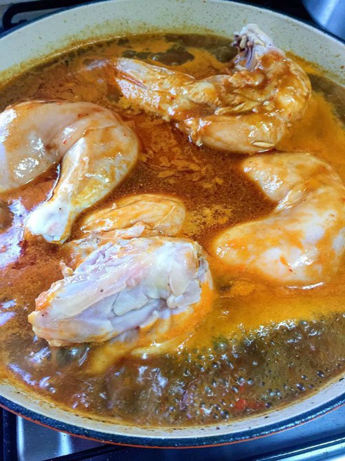 Resepi Nasi Ayam Penyet Bakar Dan Sambal Penyet Pedas 