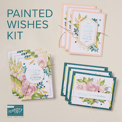 Stampin' up! Paintd Wishes Kit from the Kit Collection