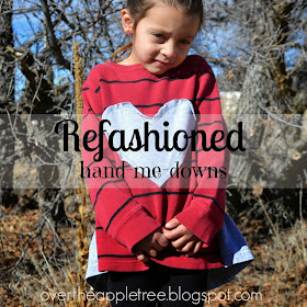 Hand-me-down refashioning by Over The Apple Tree