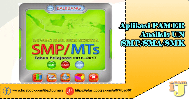 Aplikasi PAMER17 Analisis UN SMP/SMA/SMK