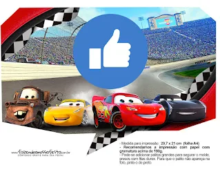 Cars 3: Invitaciones para Fiesta para Imprimir Gratis.