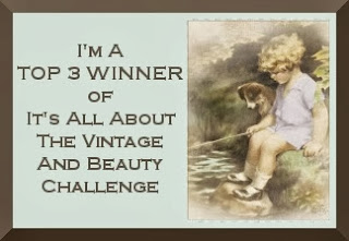 I was Top 3 at It's all about Vintage And Beauty Challenge