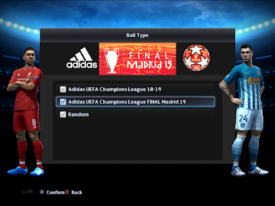 PES 2013 Balls Adidas UEFA Champions League FINAL 2018/2019 by M4rcelo