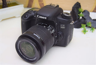 Jual Canon 760D + Kit 18-55mm STM Bekas