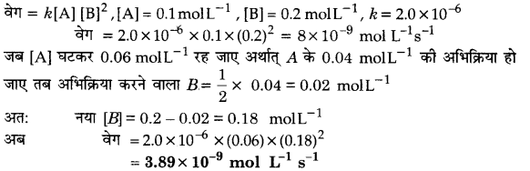 Solutions Class 12 रसायन विज्ञान-I Chapter-4 (रासायनिक बलगतिकी)