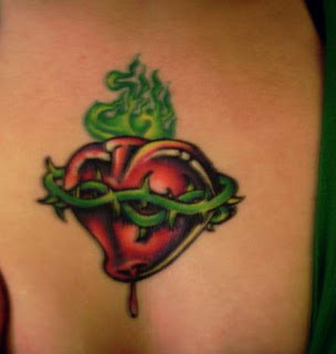 Sacred Heart Tattoo Design Picture Gallery - Sacred Heart Tattoo Ideas