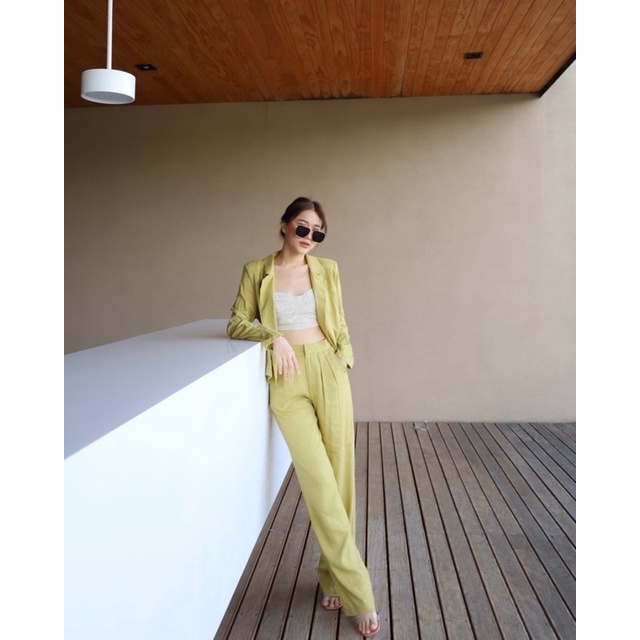 [ simplestyle.byd ] Simplestyle.byd linen suit ชุดสูทลินิน