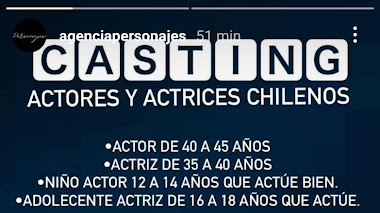 CHILE: ACTORES y ACTRICES CHILENOS de diversas edades para SPOT PUBLICITARIO