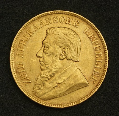 South African Krugerrand Gold Coin one Pond Kruger