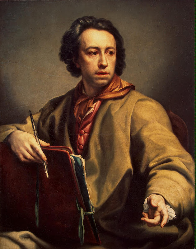 Self-Portrait by Anton Raphael Mengs - Portrait Paintings from Hermitage Museum