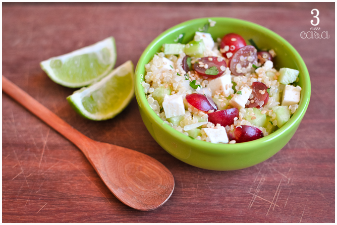 receita salada uva quinoa
