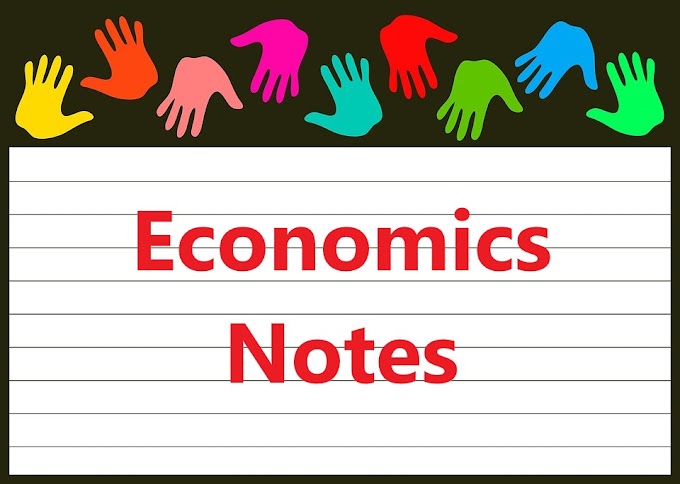 Class 11 Economics (New Course | New Syllabus) Notes