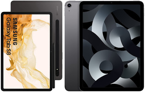 Samsung Galaxy Tab S8 vs Apple iPad Air (2022)