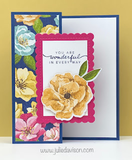 Stampin' Up! Happiness Abounds ~ Hues of Happiness Z Fold Card ~ www.juliedavison.com #stampinup